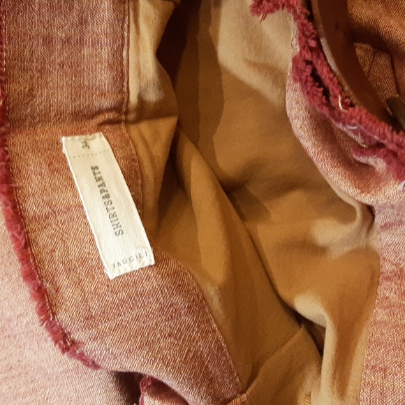 Linen-cotton wrap skirt with belt - Picture 5 of 6